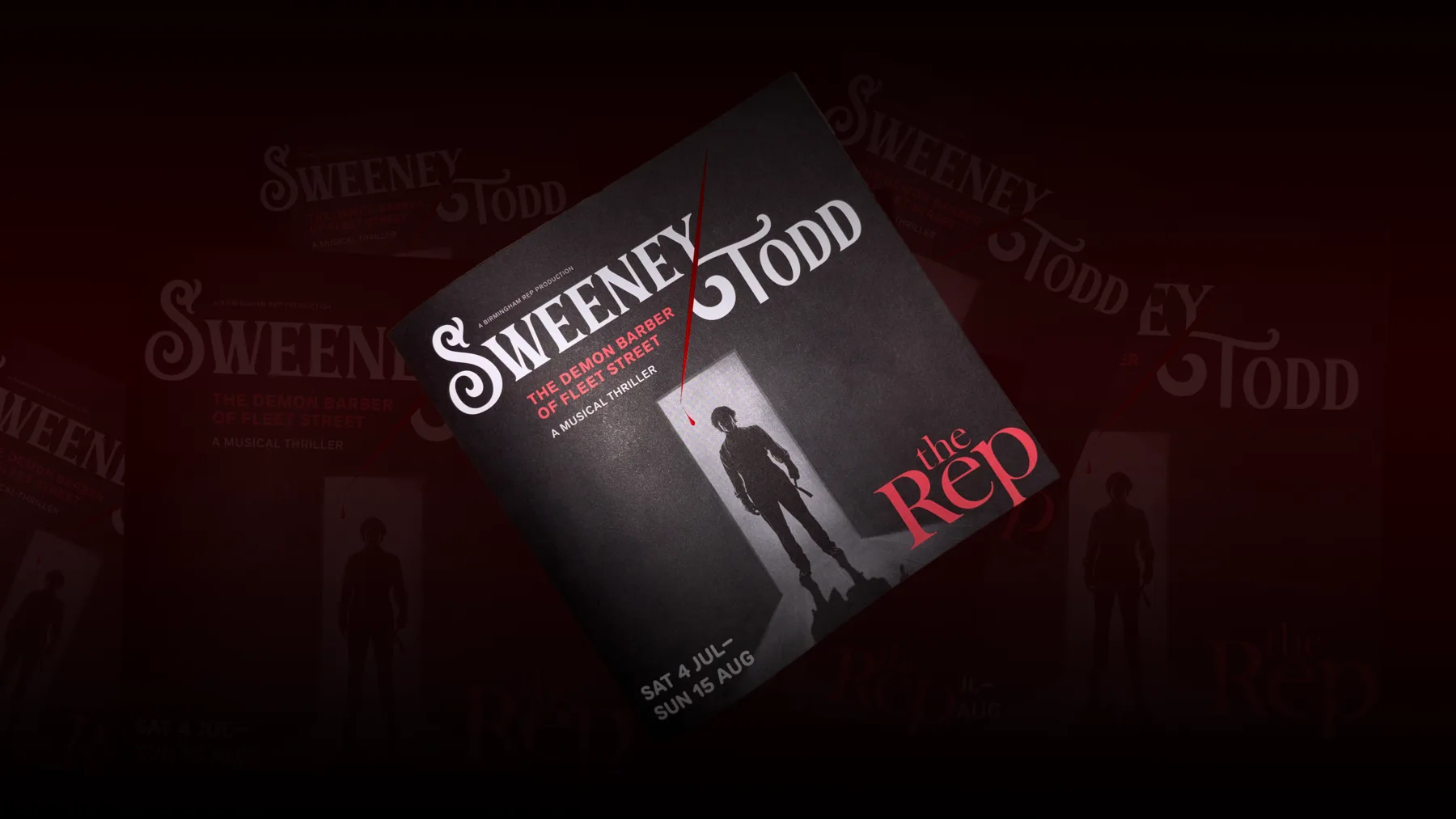 Theatre programme design work by Harvest Communications